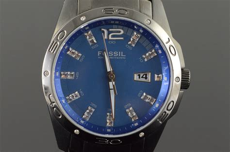 fossil 100 meters blue price